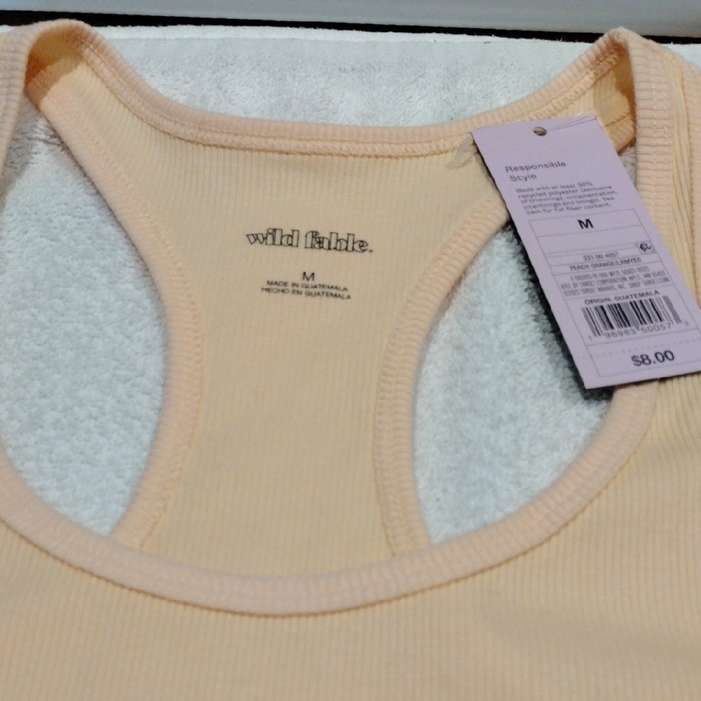 2 For 8 Dollars Sale,Wild Fable Light Peach Tank Top - Picture 2 of 4